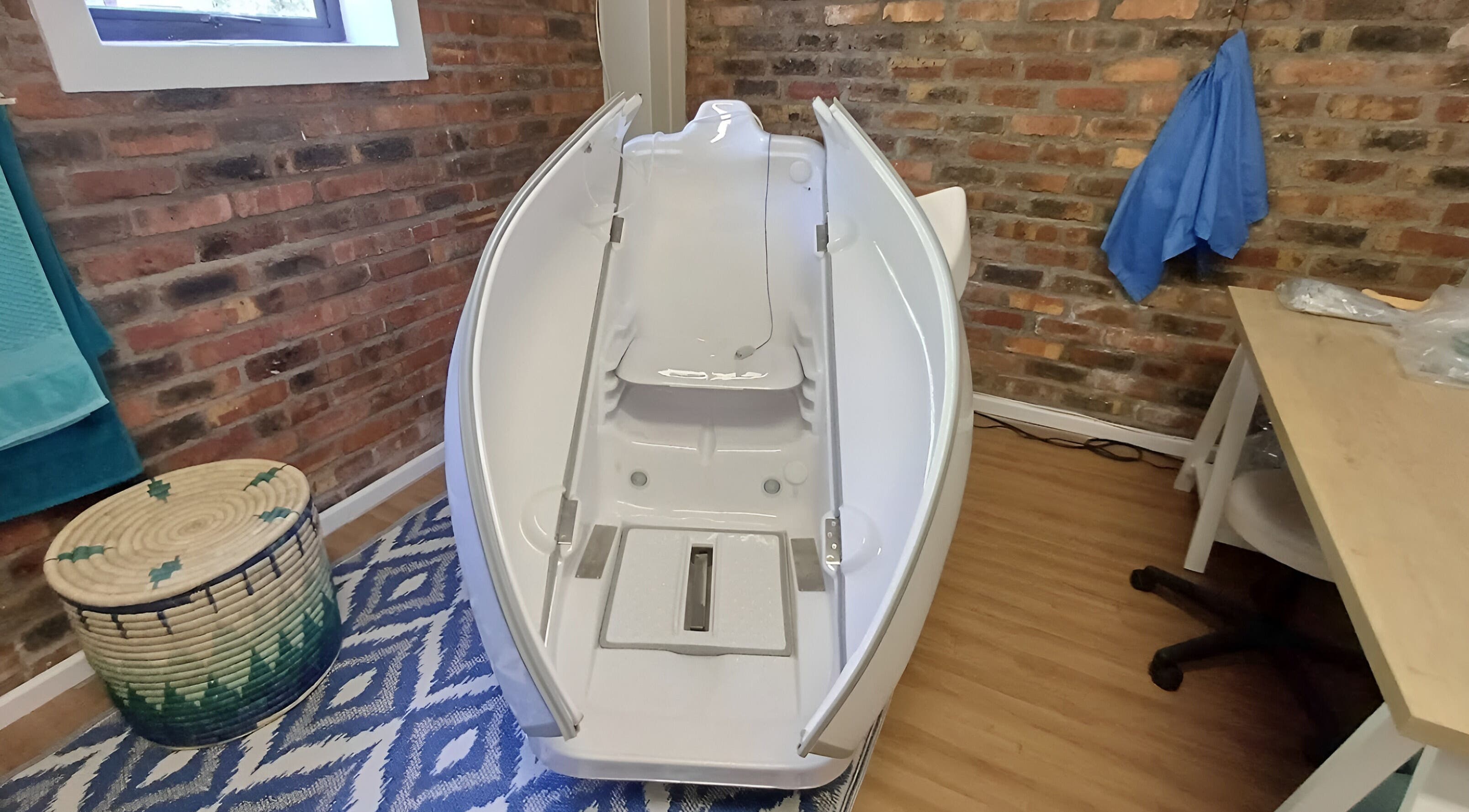 Relaxing spa pod at Azura Health and Beauty, Cape Town, Western Cape, ZA, offering a tranquil wellness experience.