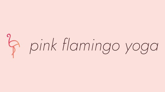 Pink Flamingo Yoga by Katerina