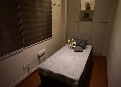 Relaxing massage room at Sima Wellness Centre - Kiulap (Male Only), Bandar Seri Begawan, Brunei-muara District, BN.