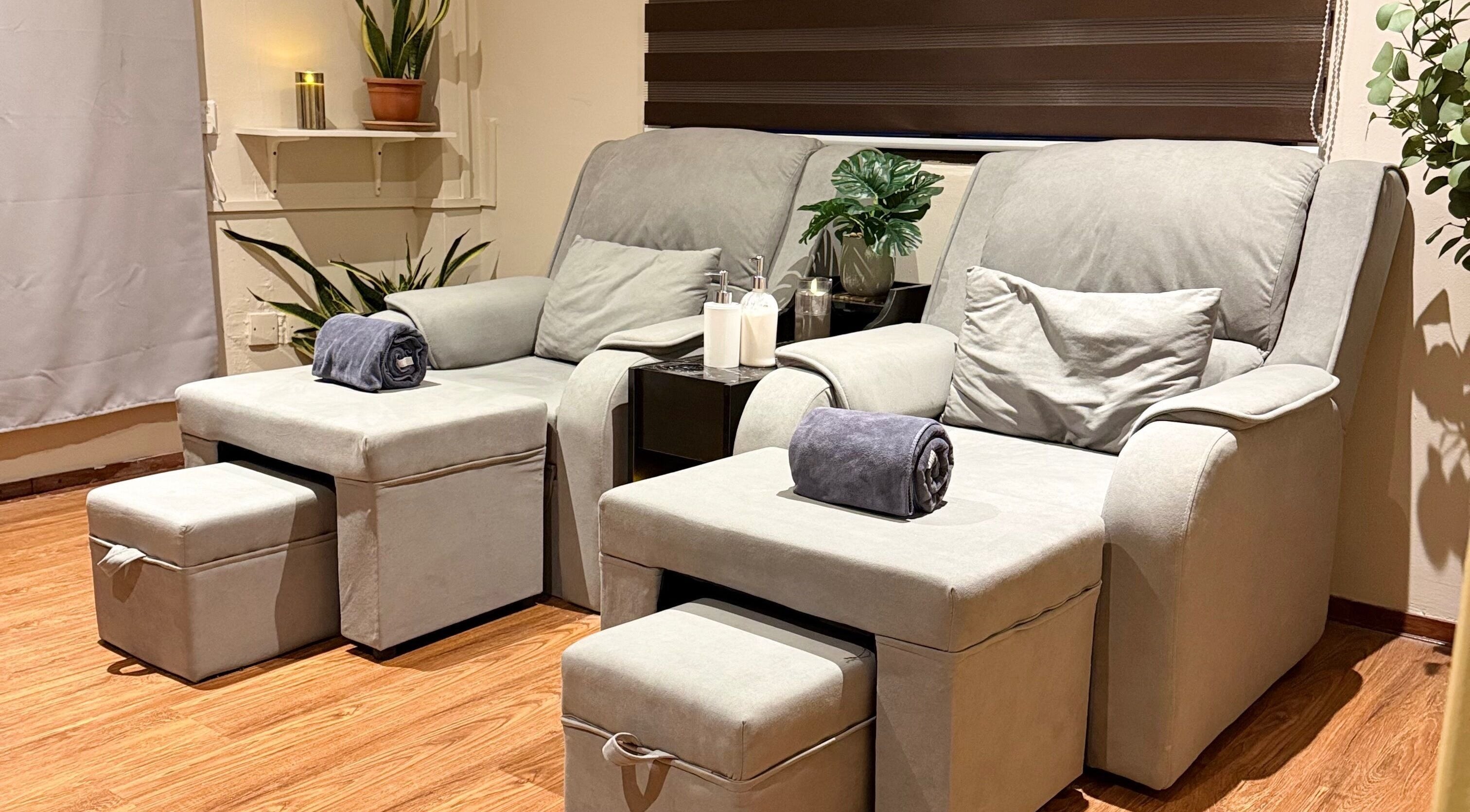 Cozy lounge chairs at Sima Wellness Centre - Kiulap (Male Only), Bandar Seri Begawan, Brunei-muara District, BN.