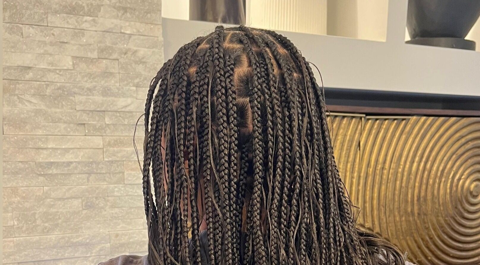 Intricate braids at MHM Braids Studio, Dublin, County Dublin, IE.