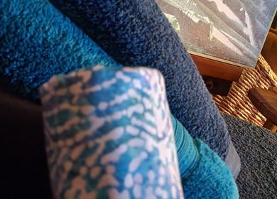 Luxurious towels at Essenc8 Relaxation Massage, Cawarral, Queensland, AU, offer a calming ambiance.