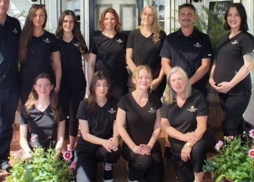 Team of professionals at Harvest Spa Stevenson Inn and Spa, Ontario, Ontario, CA, ready to welcome guests.