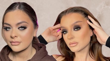 Elegant makeup artistry at Lux&co Beauty Bar, Cardiff, Wales, GB showcases stunning eye and face makeup.