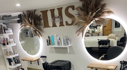 Ivory Hair by Franki salon interior with elegant mirrors in Rochester, England, GB.