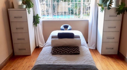 Relaxing massage room at Sharn - Massage Therapist in CAPE TOWN, Western Cape, ZA with cozy ambiance.