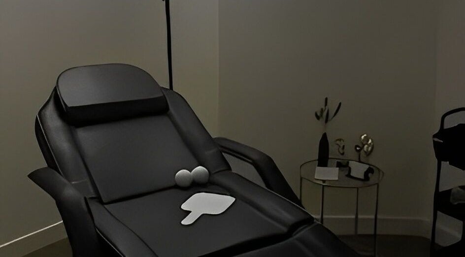 Luxury treatment chair in a tranquil room at By Via, Blackpool, England, GB for ultimate relaxation.