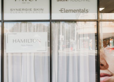 Storefront of Hamilton Skin Fitness, Islington, New South Wales, AU with a modern aesthetic.