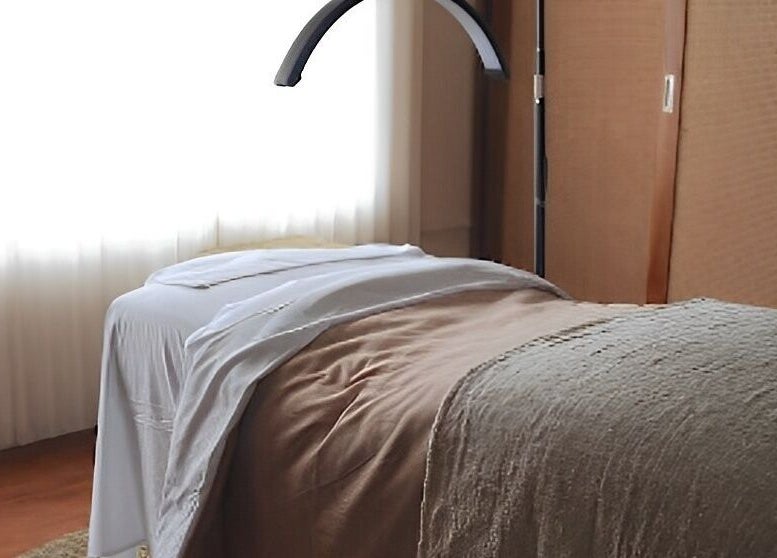 Relaxing massage table at Salty Face Bali, Uluwatu, Bali, ID, inviting relaxation and rejuvenation.