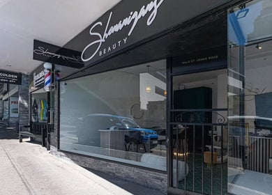 Front entrance of Shenanigans Beauty and Laser Clinic - Sea Point, Cape Town, Western Cape, ZA.