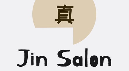 Logo of 真Jin Salon in Warrington, England. Modern design with bold text.