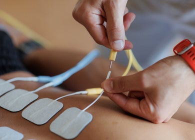 Electrode placement therapy at Healion Physiotherapy in Nicosia, Nicosia, CY.