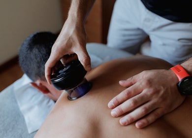 Professional cupping therapy at Healion Physiotherapy, Nicosia, Nicosia, CY, enhancing muscle relaxation.