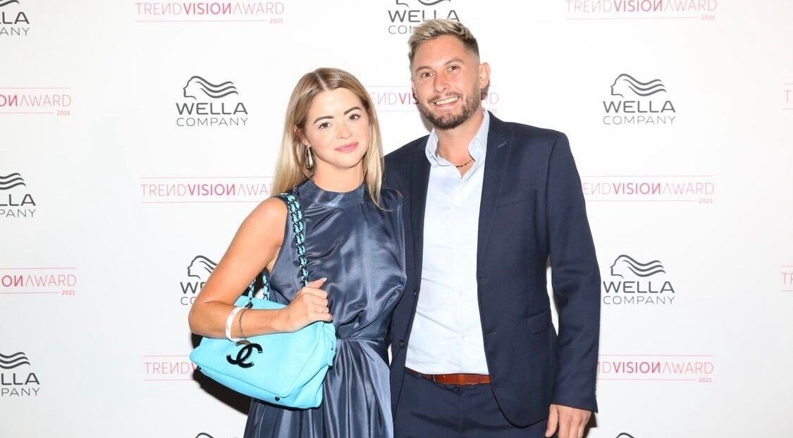 Stylish individuals at a fashion event, Hair by Jamie Dixon - WARE in Ware, England, GB.