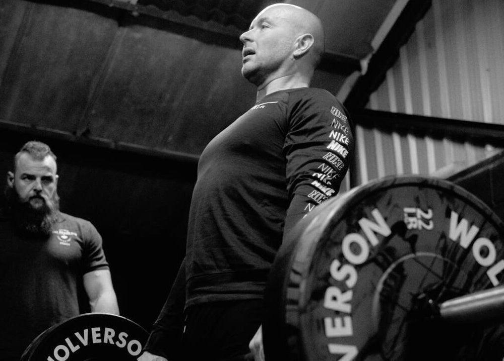 Strength training at Aaron Wilman - Mastery of Movement, Whaley Bridge, England, GB.