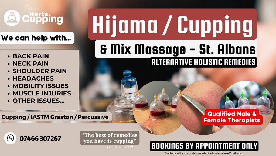 Herts Cupping - Hijama and Mix Massage image 1