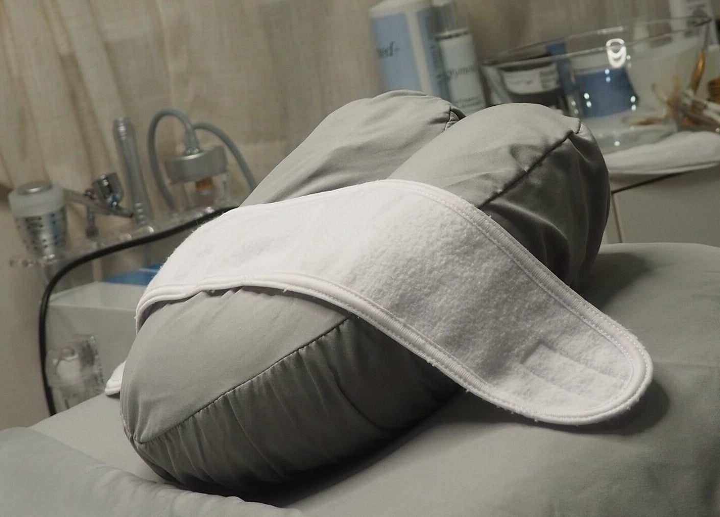 Relaxing massage bed at Elysian Salon and Spa in Vero Beach, Florida, US. Experience ultimate comfort.