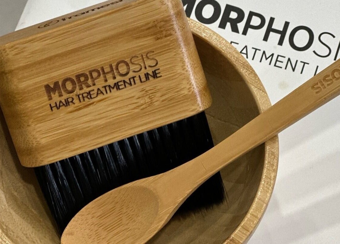 Bamboo tools at Elysian Salon and Spa, Vero Beach, Florida, US for hair treatment excellence.