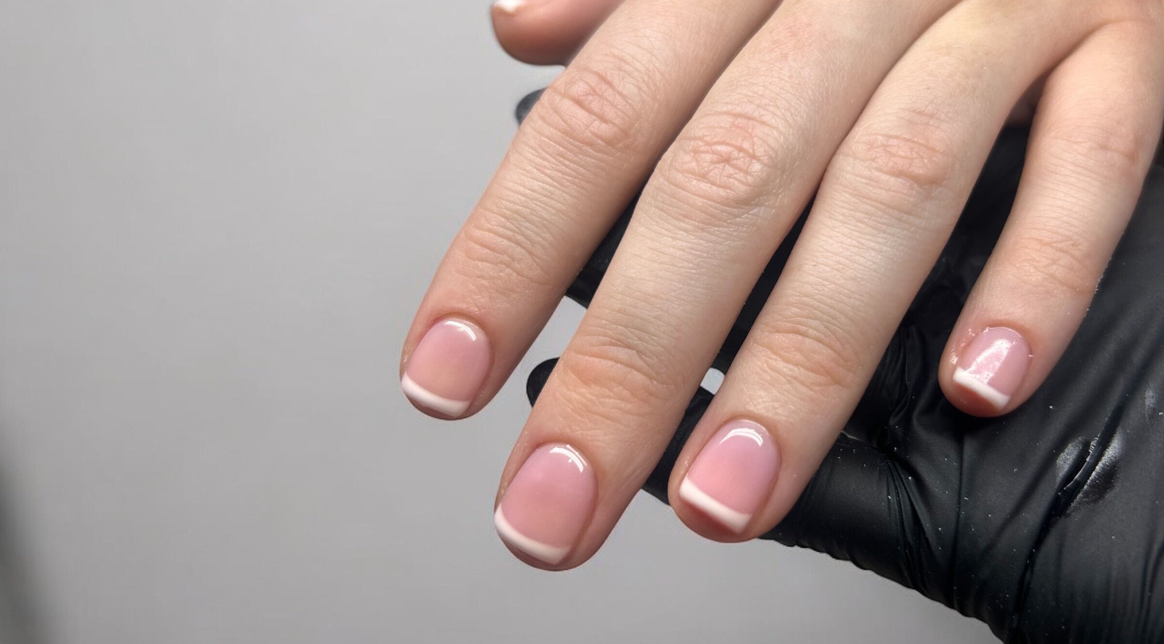 Shefford Manicurist offers refined French manicure in Shefford, England, GB, showcasing elegant, pristine nails.