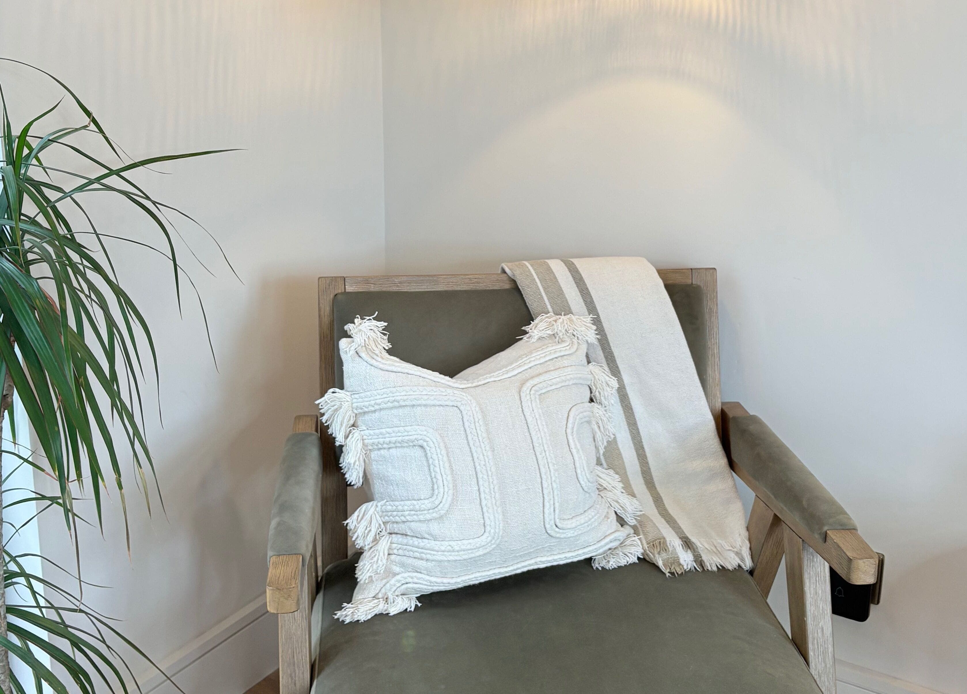 Relaxing chair setup at Signature Brows, Bridgend, Wales, GB invites you to unwind in style.