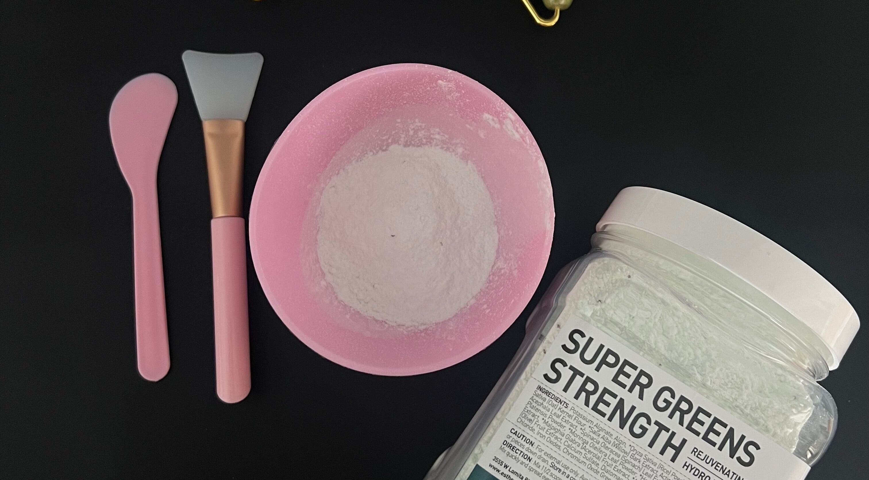 Mixing bowl and tools at The Sugar and Skin Lab, Oistins, Christ Church, BB for rejuvenating treatments.