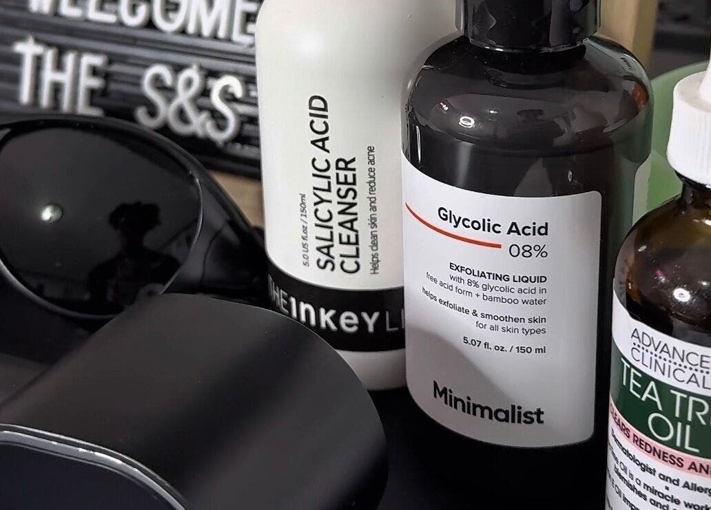 Skincare products at The Sugar and Skin Lab, Oistins, Christ Church, BB. Featuring cleansers and oils for healthy skin.