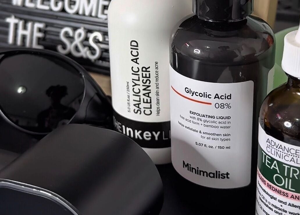 Skincare products at The Sugar and Skin Lab, Oistins, Christ Church, BB. Featuring cleansers and oils for healthy skin.