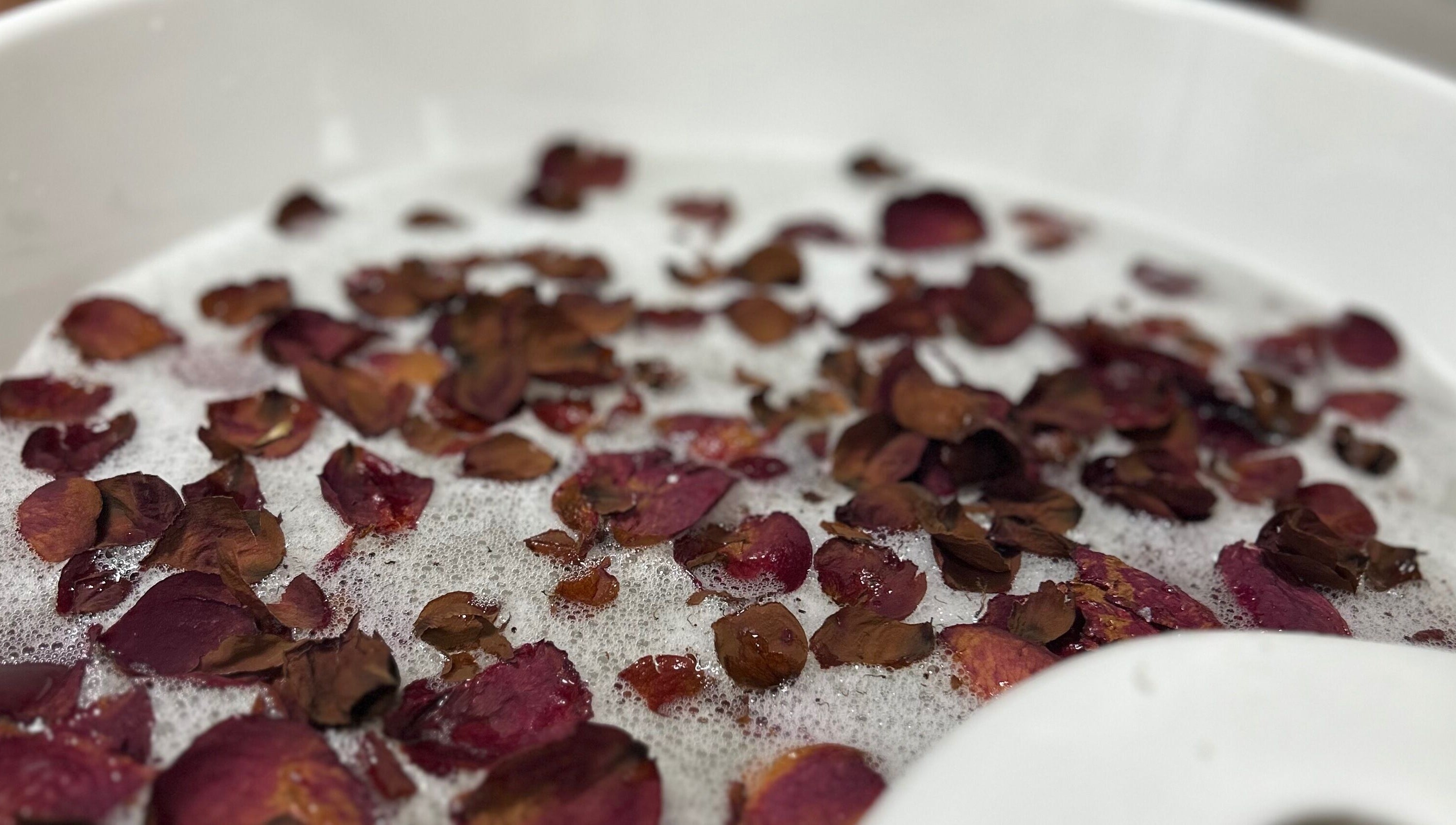 Luxurious rose petal bath soak at Fayva Day Spa in Chaguanas, Chaguanas, TT for ultimate relaxation.