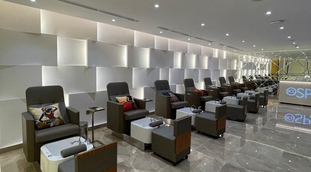 Relaxing spa chairs at Dar Dujour Al Ghadir in Riyadh, Riyadh Province, SA, offering ultimate comfort and style.