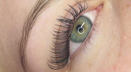Close-up of expertly applied eyelash extensions at Blink&Beauty Boutique, Bedford, Nova Scotia, CA.