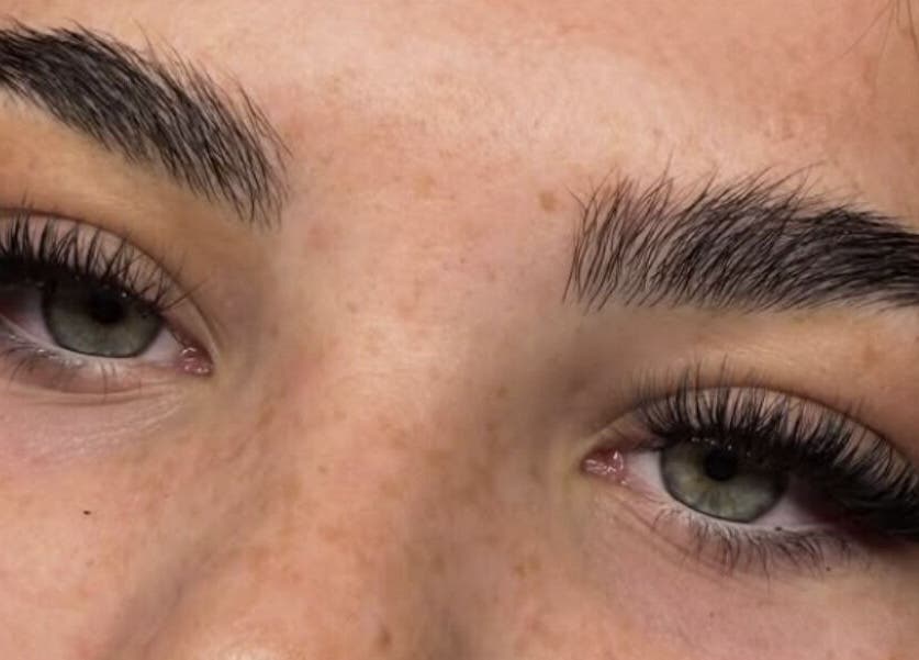 Close-up of elegant eyelash extensions at Hippi Lash + Beauty, Sutton-in-ashfield, England, GB.