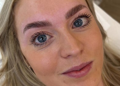 Close-up of a woman's face showcasing a radiant look at Sculpt Beauty Lounge, Ewloe Green, Ewloe, Wales, GB.