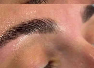 Perfectly shaped brows at KSI Nails, Brows and Lashes, Bonnyrigg, Scotland, GB.