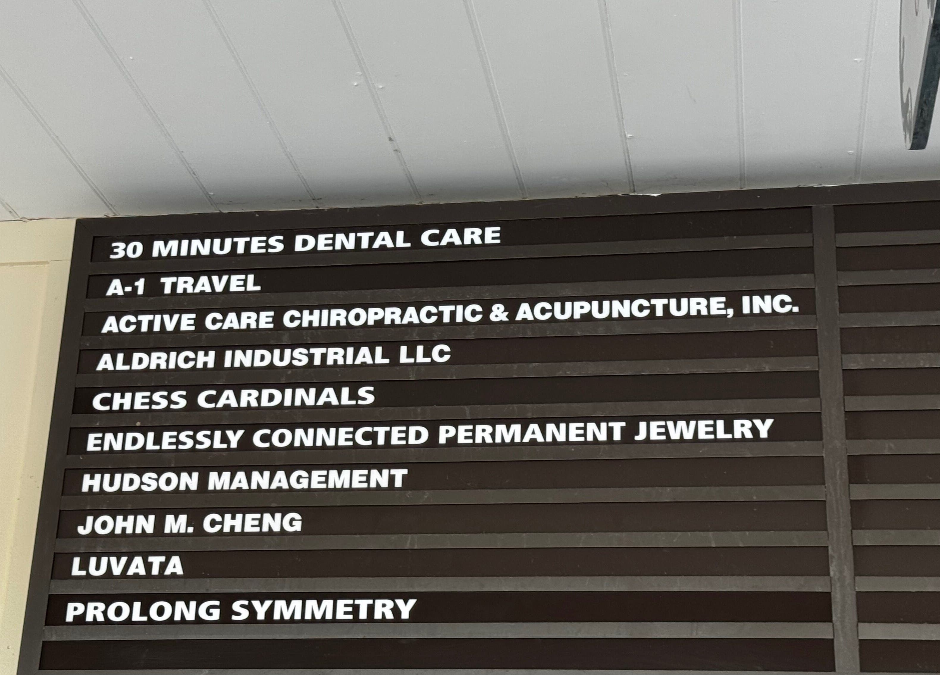 Directory sign featuring Endlessly Connected- Chesterfield located in Chesterfield, Missouri, US.