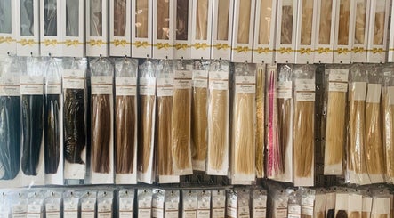 Variety of hair extensions at Hairworkz Hairdressing, Rode Heath, England, GB for style diversity.