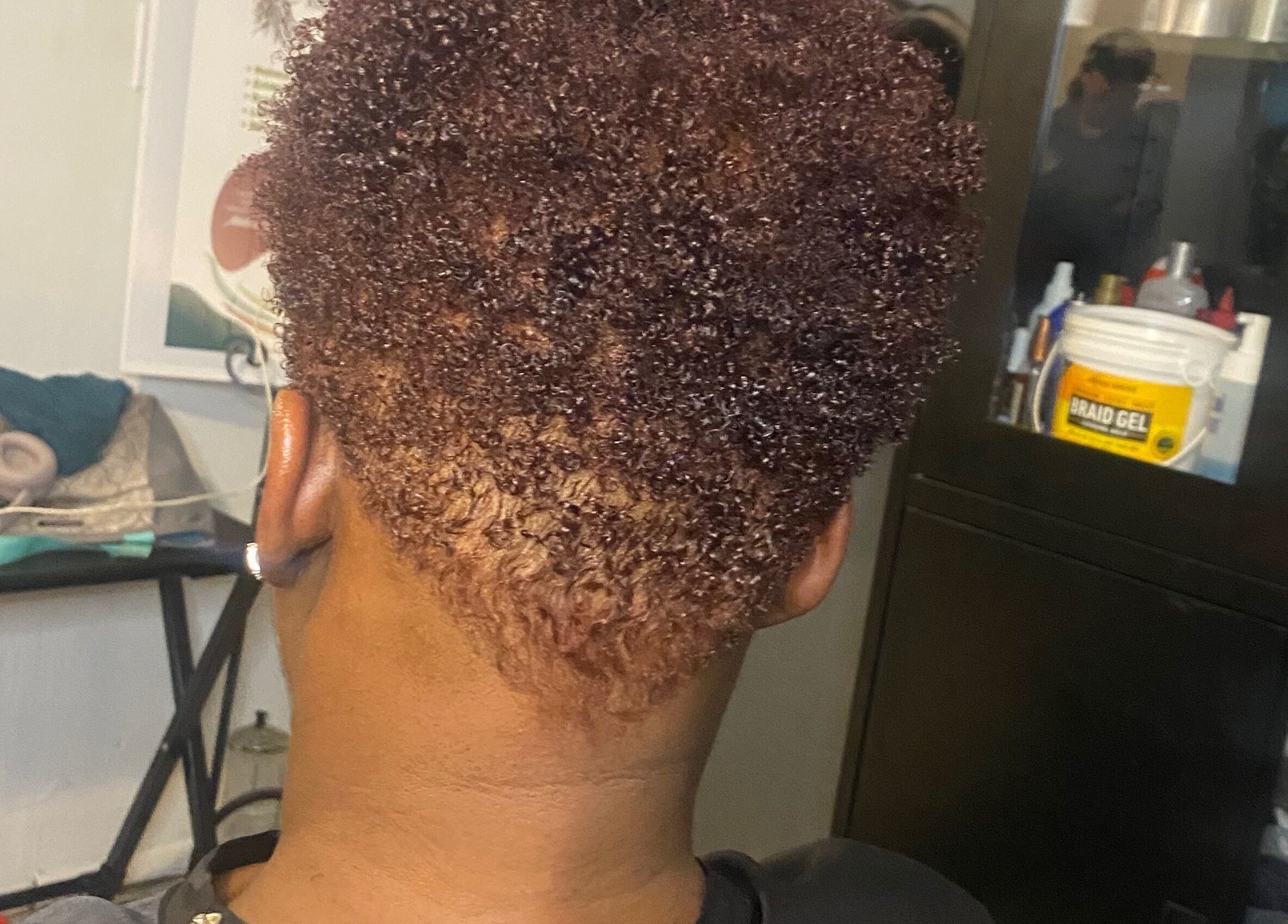Beautiful curly hairstyle by Khallin All Kurls Natural Kinks in New Port Richey, Florida, US.