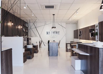 Elegant interior of Ma Cherie Nails + Beauty in Johannesburg, Gauteng, ZA showcasing modern design.