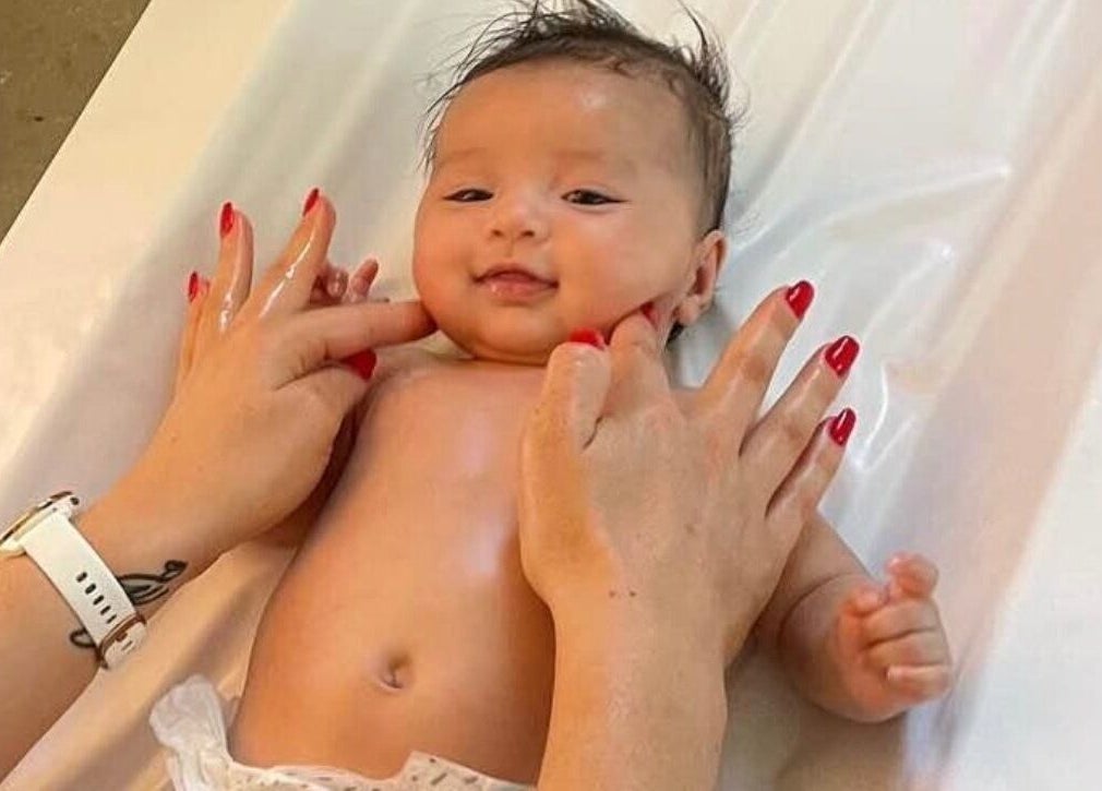 Gentle infant massage at Daydreams Infant Massage, Dianella, Western Australia, AU.