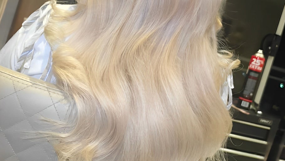 Elegant blonde waves styled at Kira Lee, Bateau Bay, New South Wales, AU salon.