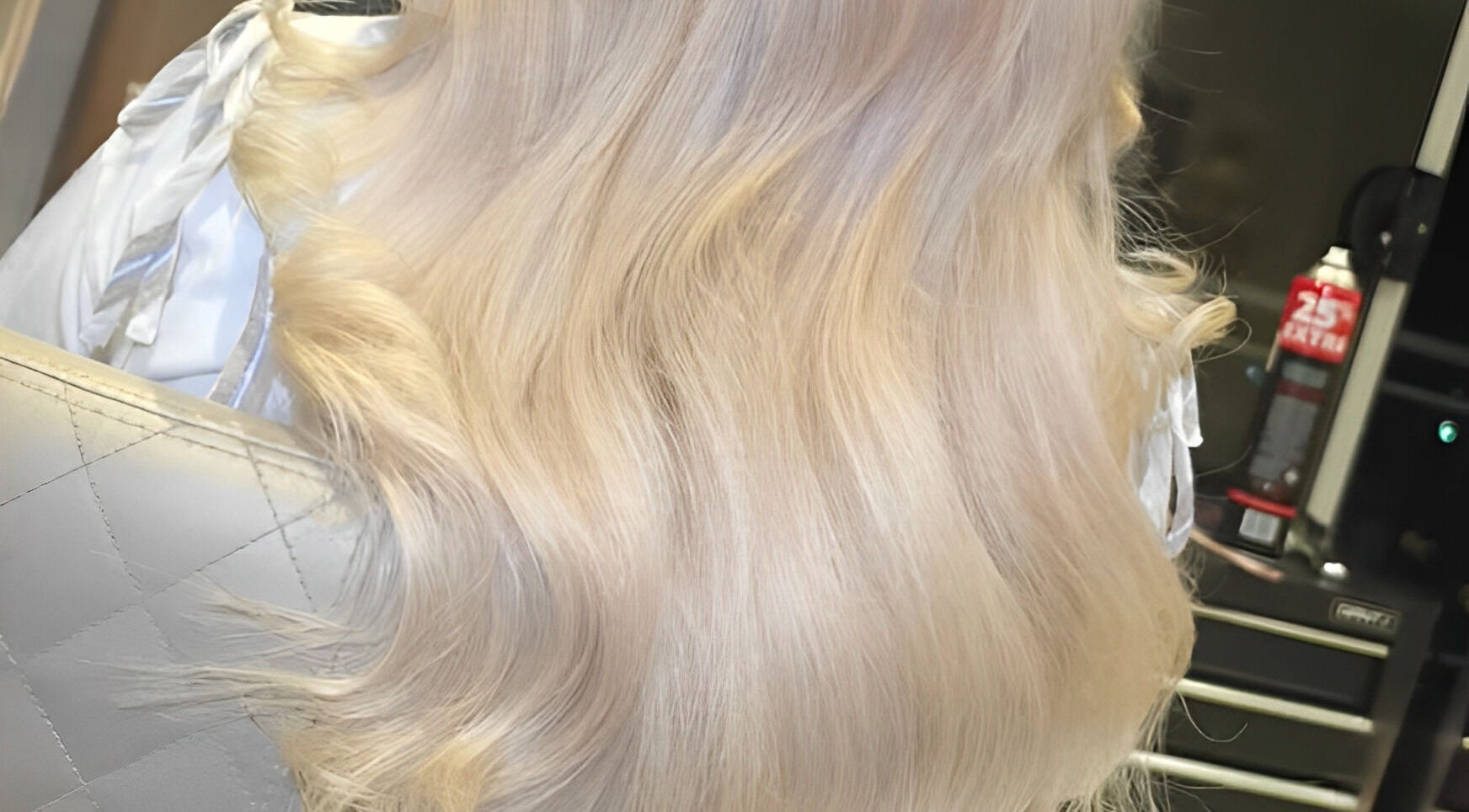 Elegant blonde waves styled at Kira Lee, Bateau Bay, New South Wales, AU salon.