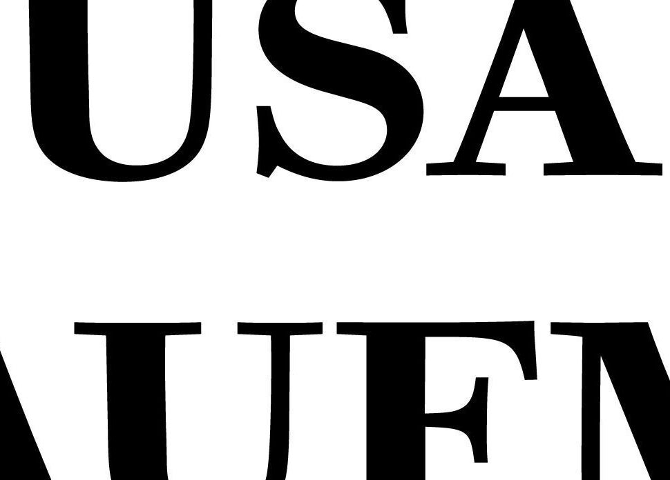 Ausschnitt des SUSAN KAUFMAN Logos bei Alsterhaus Hamburg, Hamburg, Hamburg, DE.