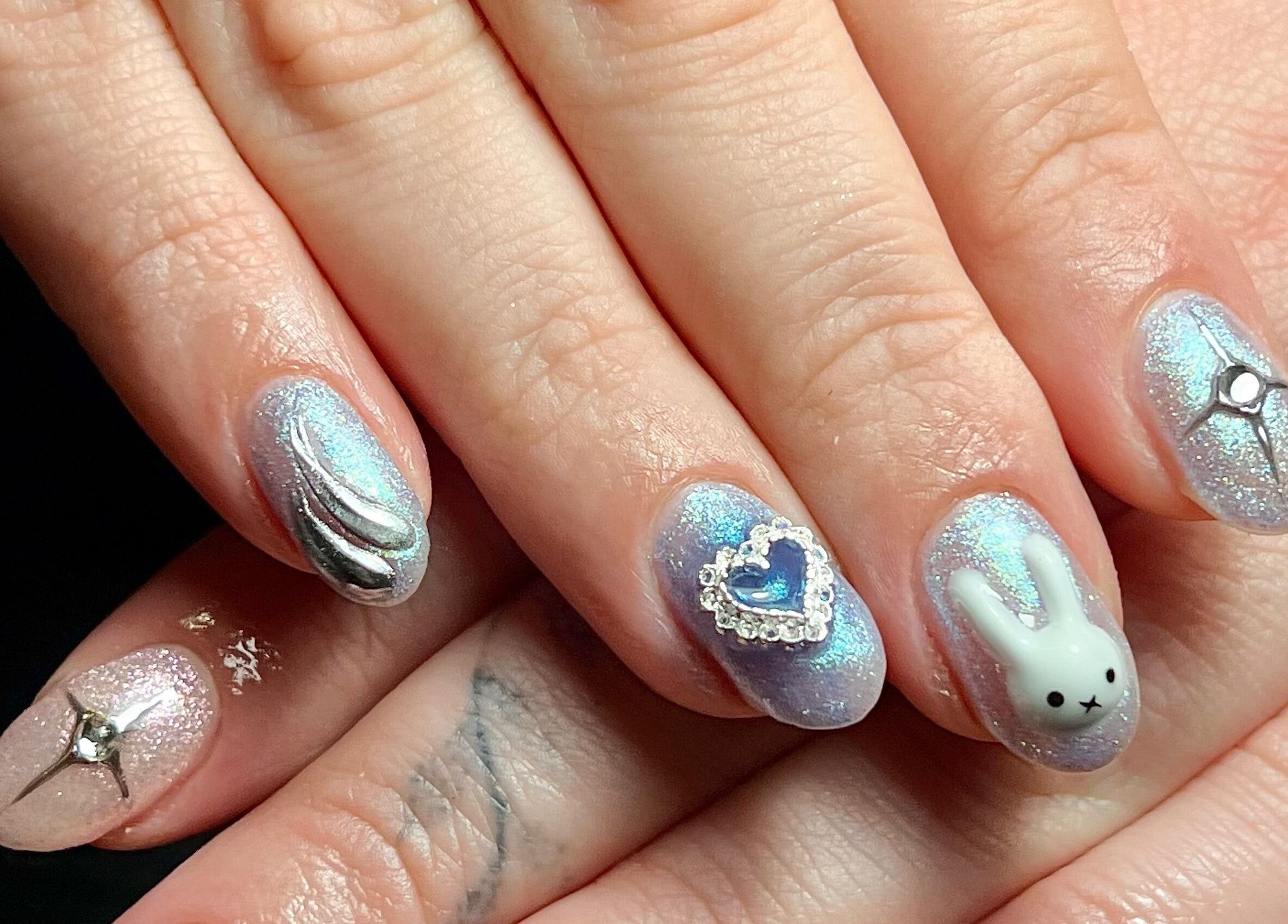 Elegant nail art at Beauty By Phoebs - Hackney, featuring unique designs in London, England, GB.