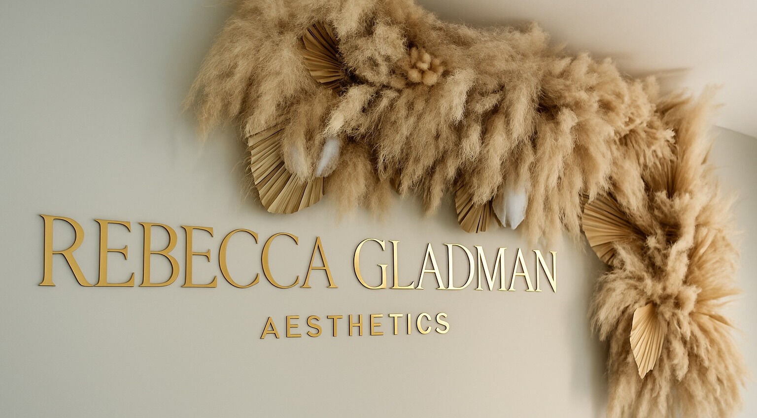 Elegant floral decor at Rebecca Gladman Aesthetics in Kings Langley, England, GB.