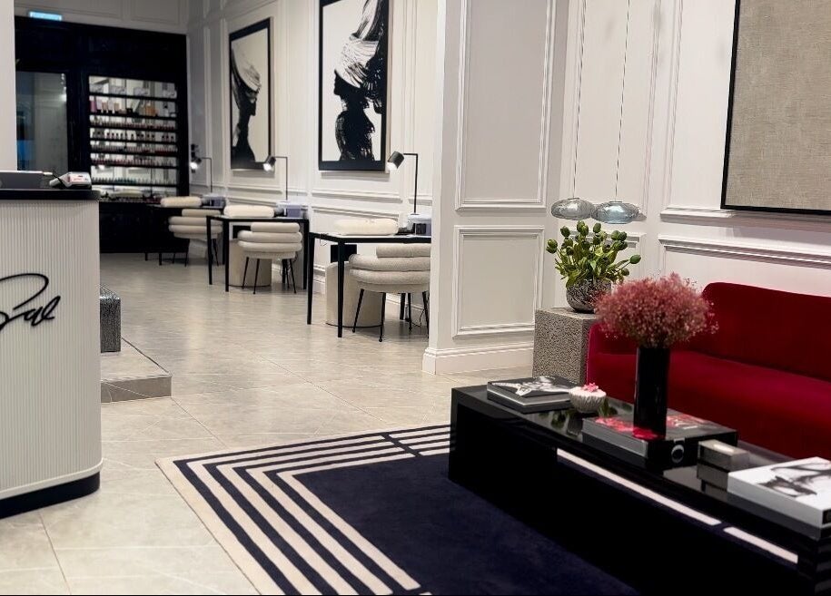 Chic interior of Sw Salon in Riyadh, Riyadh Province, SA showcasing modern design and cozy seating.