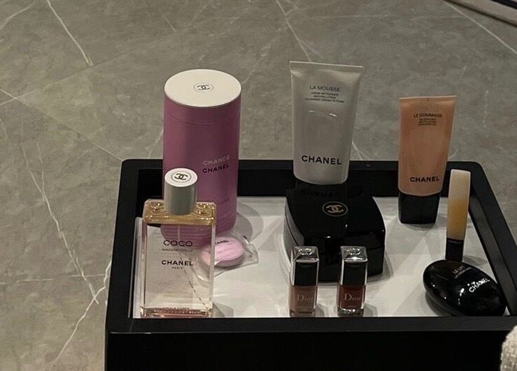 Luxury Chanel products showcased at Sw Salon, Riyadh, Riyadh Province, SA.