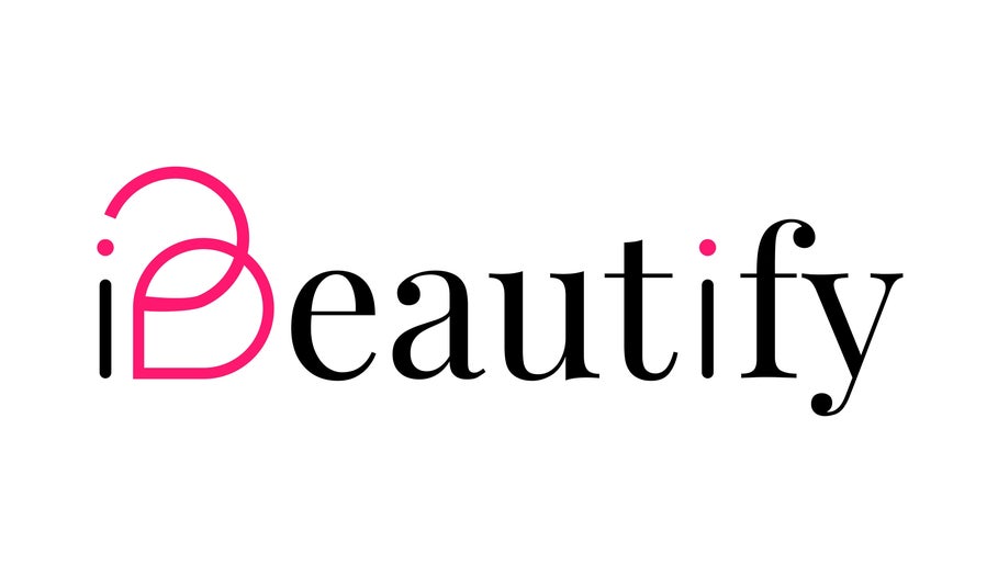 iBeautify logo in Royal Tunbridge Wells, GB, featuring elegant pink and black lettering.
