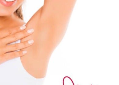 Close-up of an armpit and shoulder, showcasing smooth skin at I Beautify, Royal Tunbridge Wells, GB.