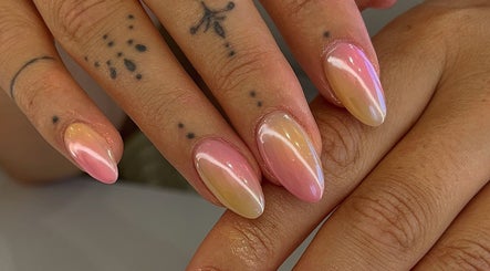 Stunning ombre manicure at Summer Nail Club, Leigh-on-sea, England, GB, showcasing vibrant gradient nail art.