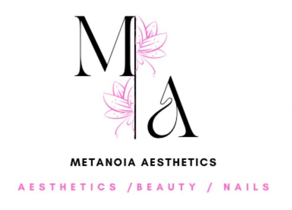 Logo of Metanoia Aesthetics in Centurion, Gauteng, ZA featuring a stylish lotus flower design.