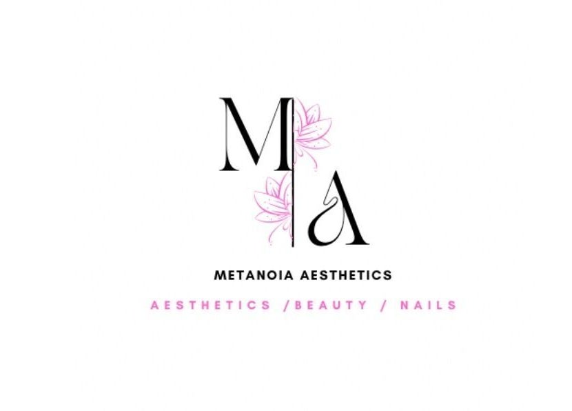 Metanoia Aesthetics logo featuring stylized lotus design. Located in Centurion, Gauteng, ZA.